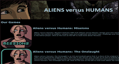 Desktop Screenshot of aliensvshumansapp.com